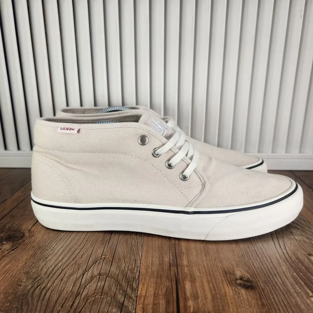 Vans Men's Chukka Boots Beige Canvas